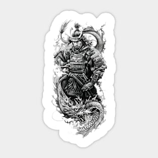 Samurai Warrior. Traditional Japanese. Sticker